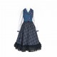 Dim Impression Lolita Style Blouse + Vest + Skirt Full Set by Withpuji (WJ36)